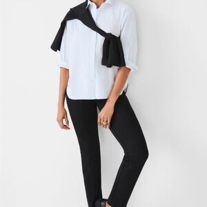 SPANX Black Cropped slim fit pants